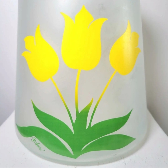 60's Bartlett Collins Tulip Pokee Cookie Jar - Picture 2 of 5